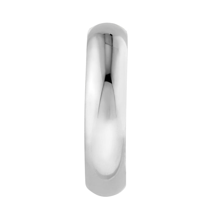 26mm D-Tube Round Hoop Earrings