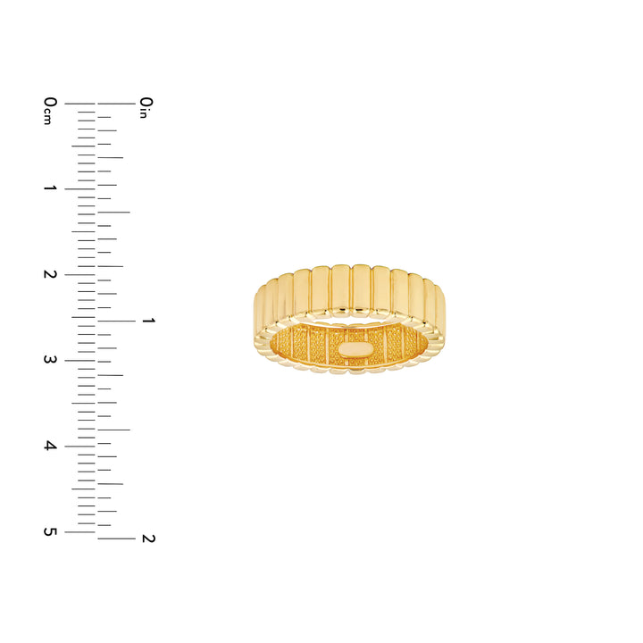 Wide Ridge Ribbed Band