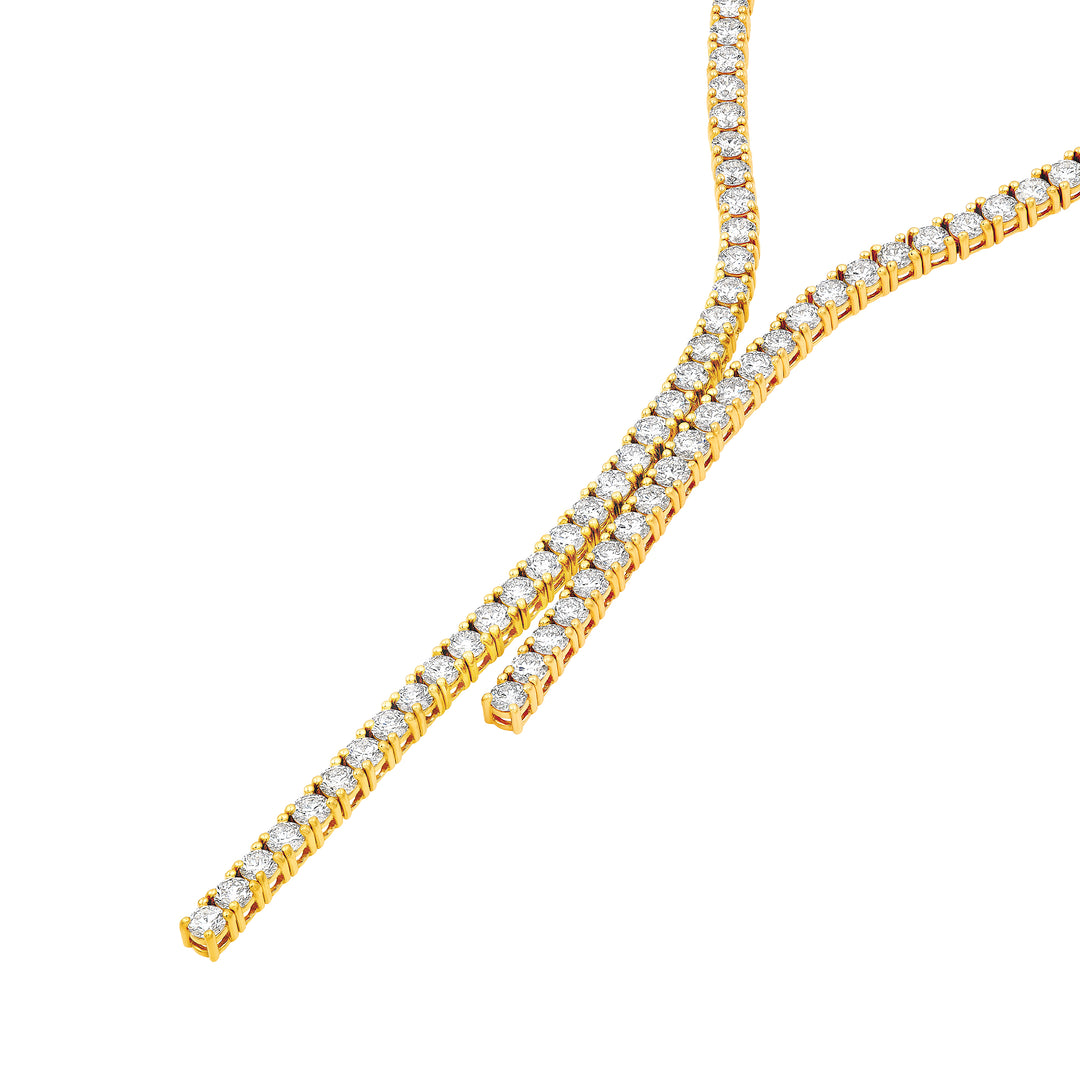 7-1/2tcw Diamond Lariat Necklace
