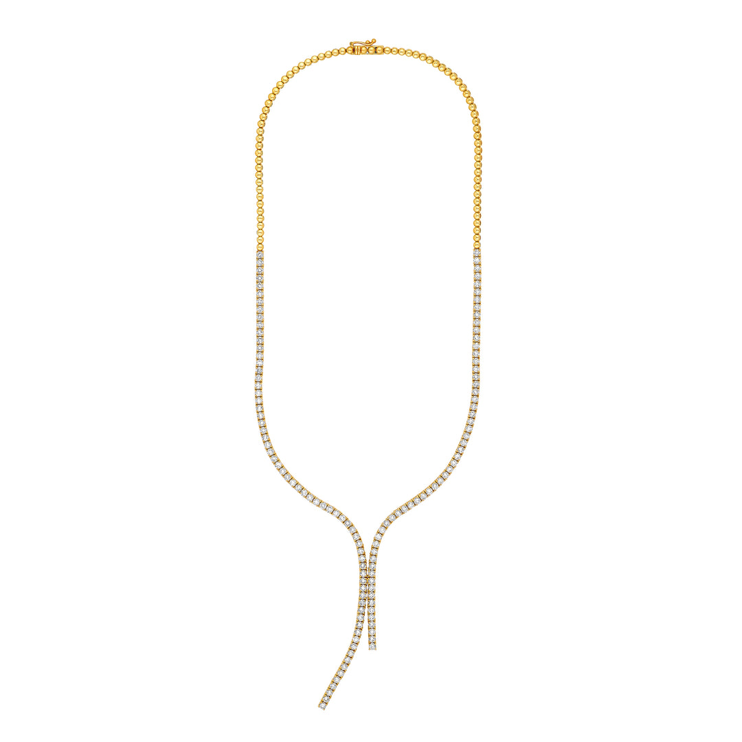 7-1/2tcw Diamond Lariat Necklace