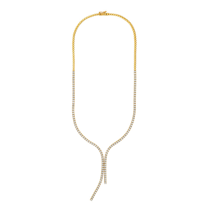 7-1/2tcw Diamond Lariat Necklace