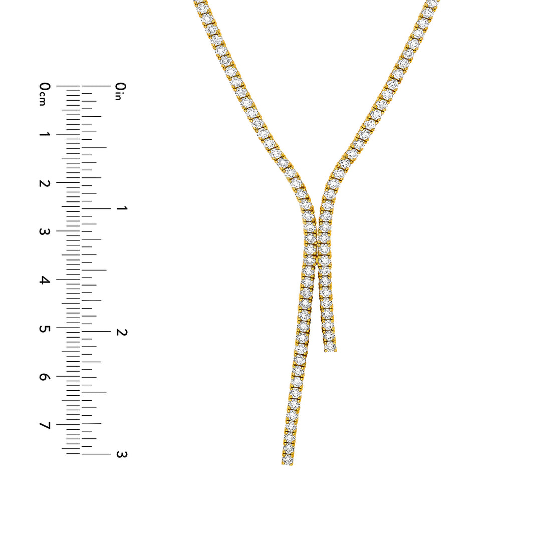 7-1/2tcw Diamond Lariat Necklace