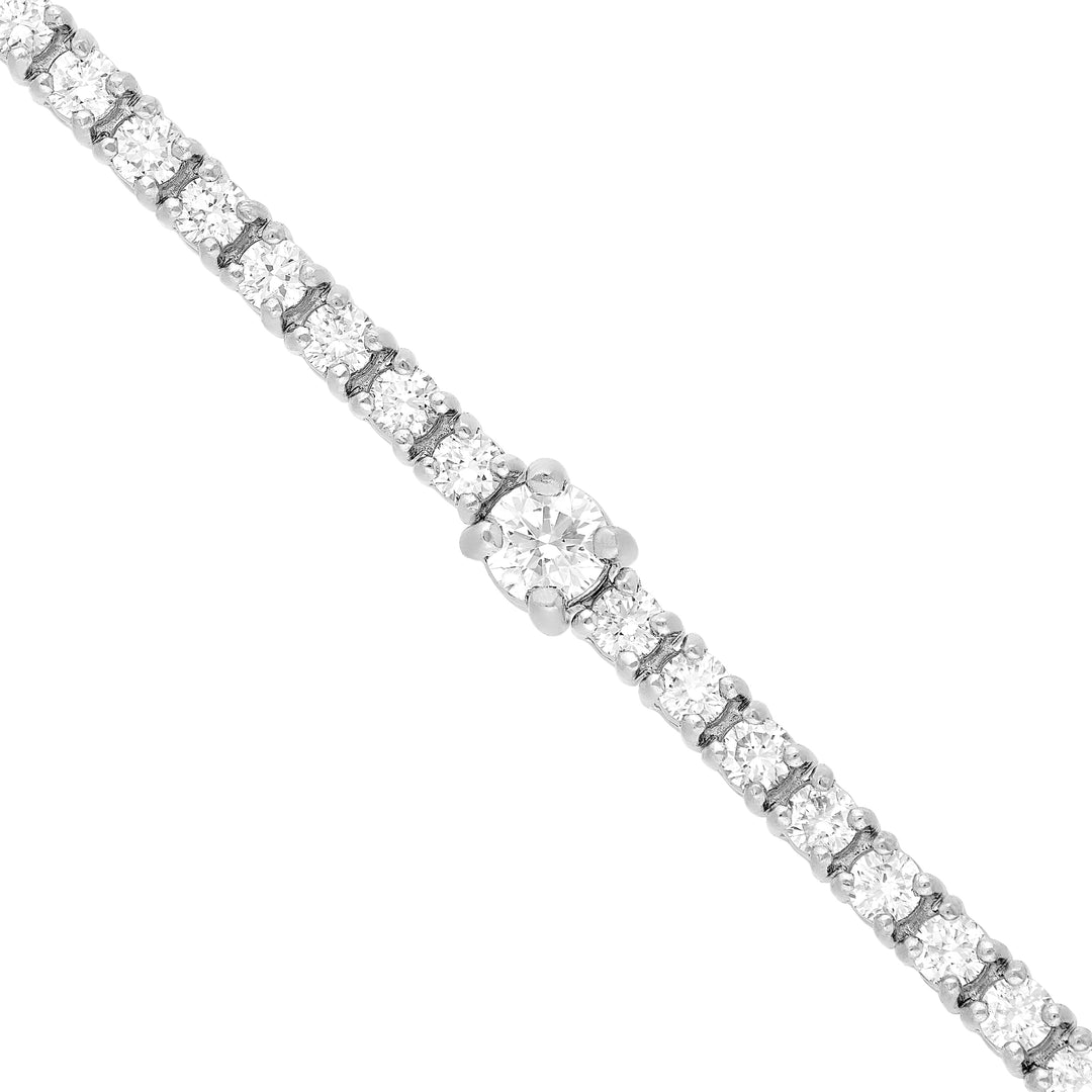 Diamond Station Bracelet (2-1/6tcw)