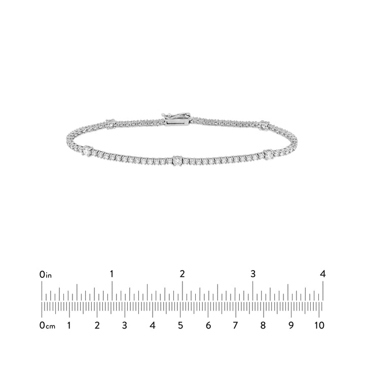 Diamond Station Bracelet (2-1/6tcw)