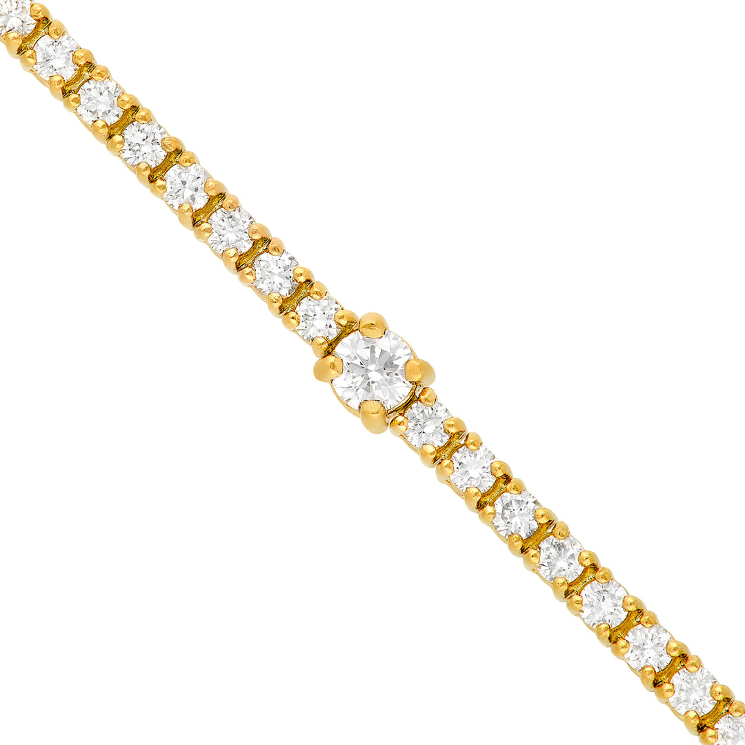 Diamond Station Bracelet (2-1/6tcw)