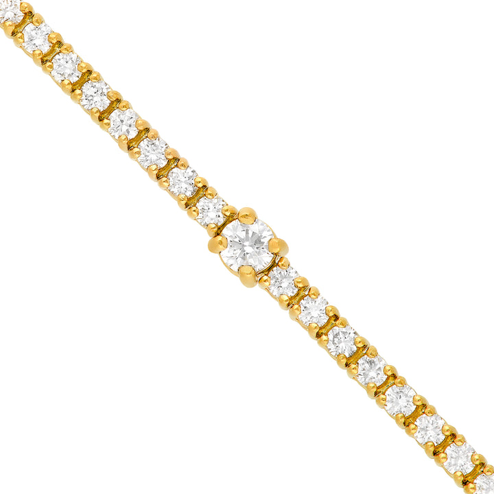 Diamond Station Bracelet (2-1/6tcw)