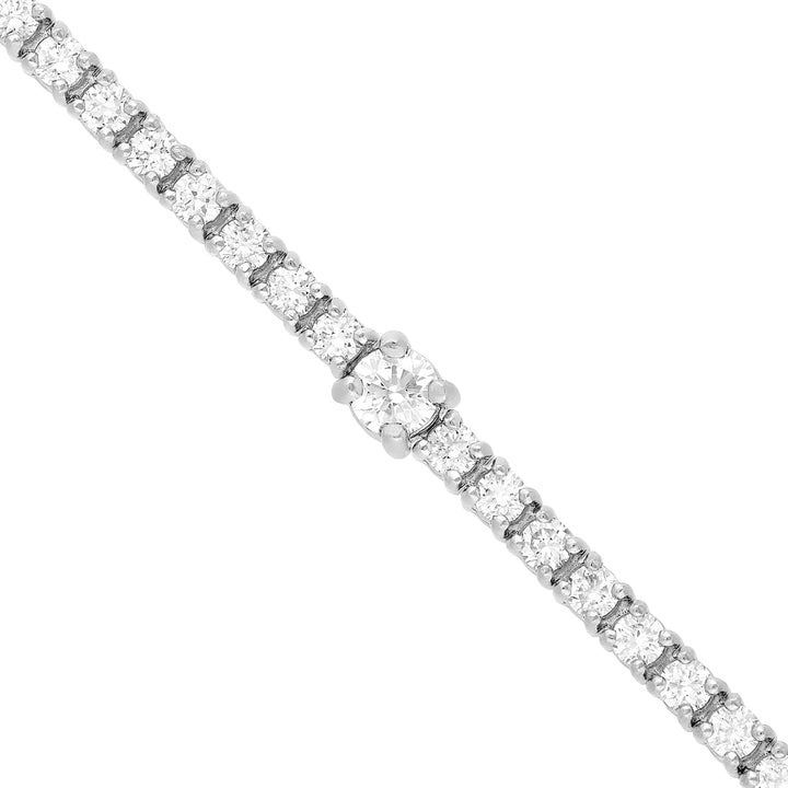 Diamond Station Bracelet (2-1/6tcw)