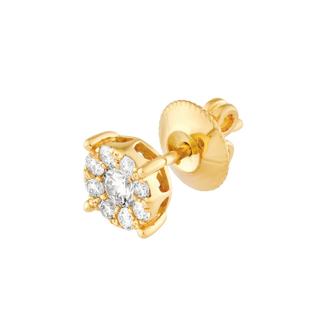 3/4tcw Round Diamond Stud Earrings