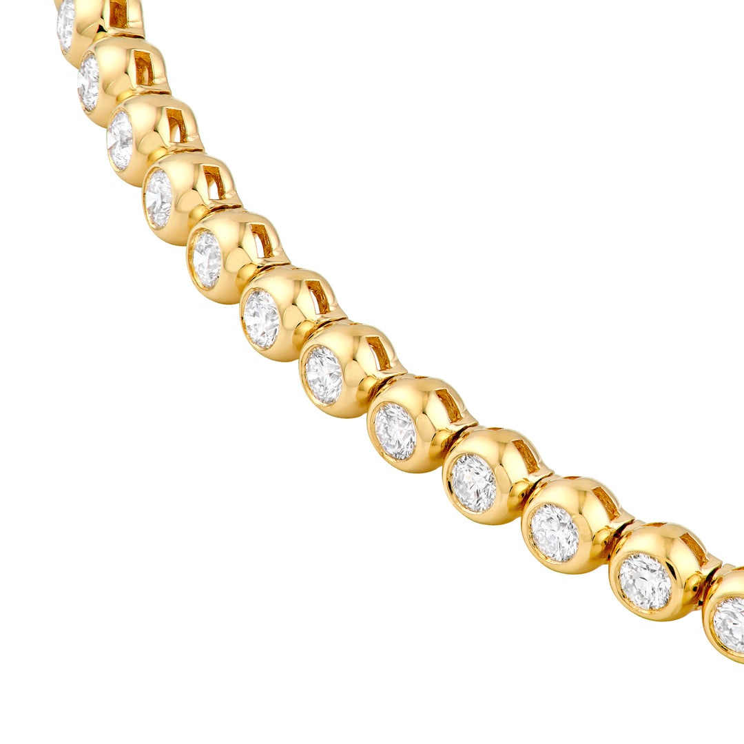 Bezel Set Diamond Tennis Bracelet (1-1/2tcw)