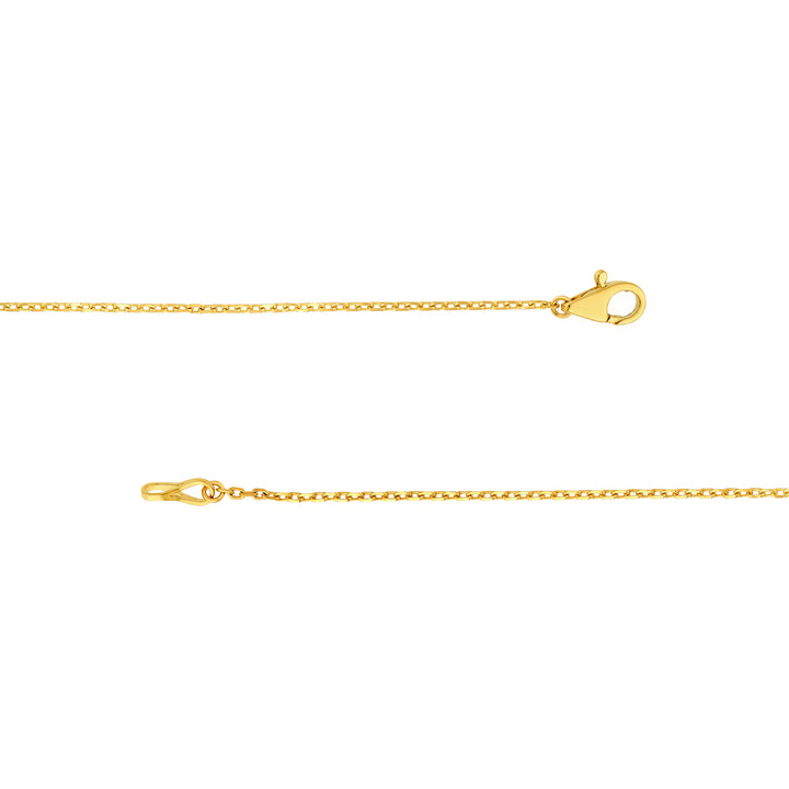Bezel Set 3 Stone Graduated Necklace