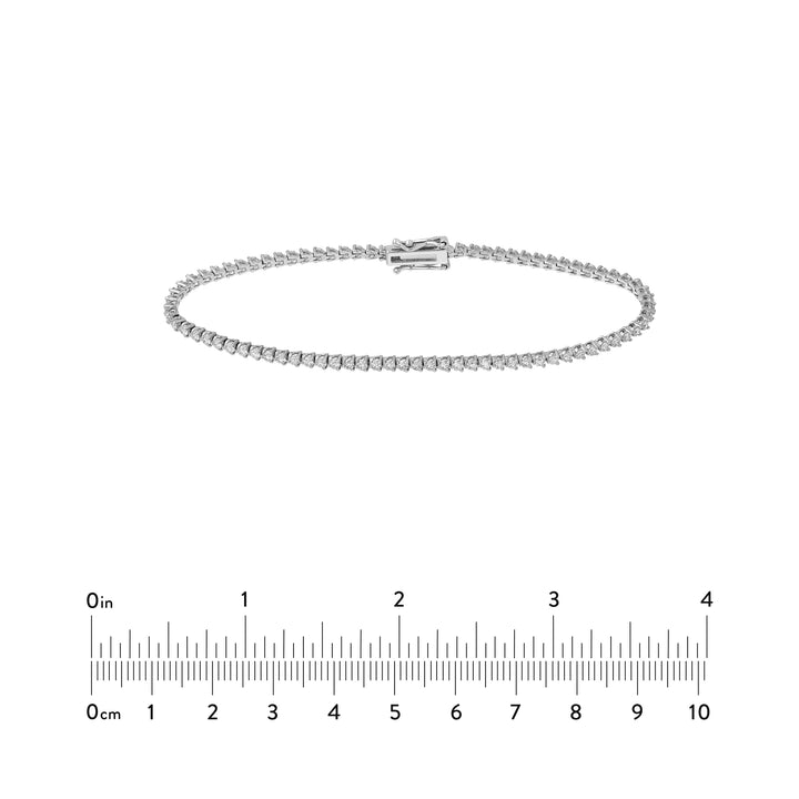 Diamond 3-Prong Tennis Bracelet (1-5/8tcw)