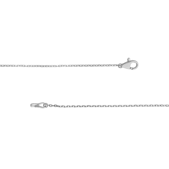 3/4tcw Diamond Cluster & Bezel Station Necklace