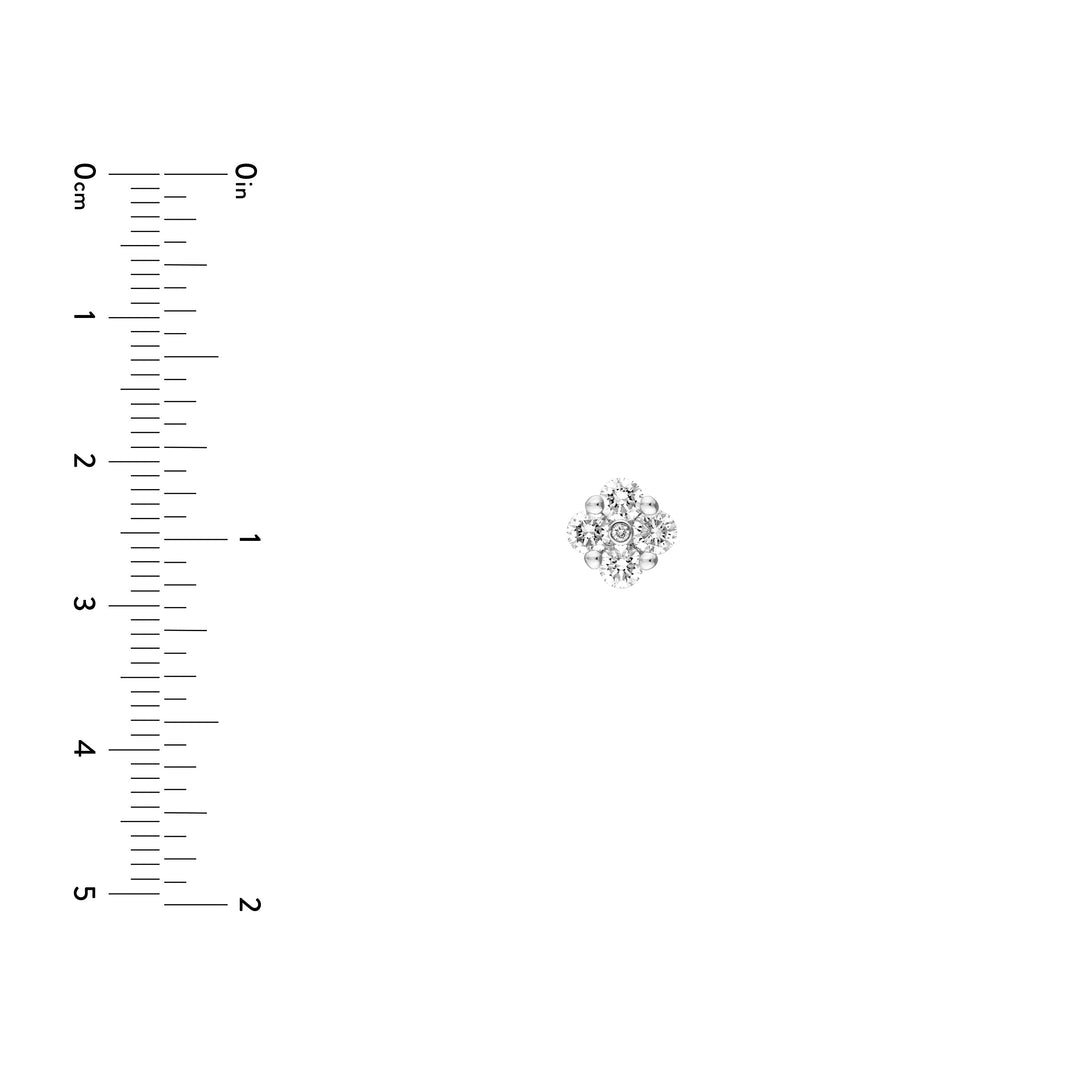 7/8tcw Diamond Stud Earrings