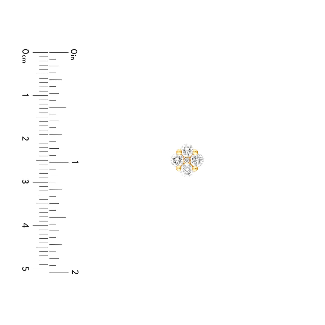 7/8tcw Diamond Stud Earrings