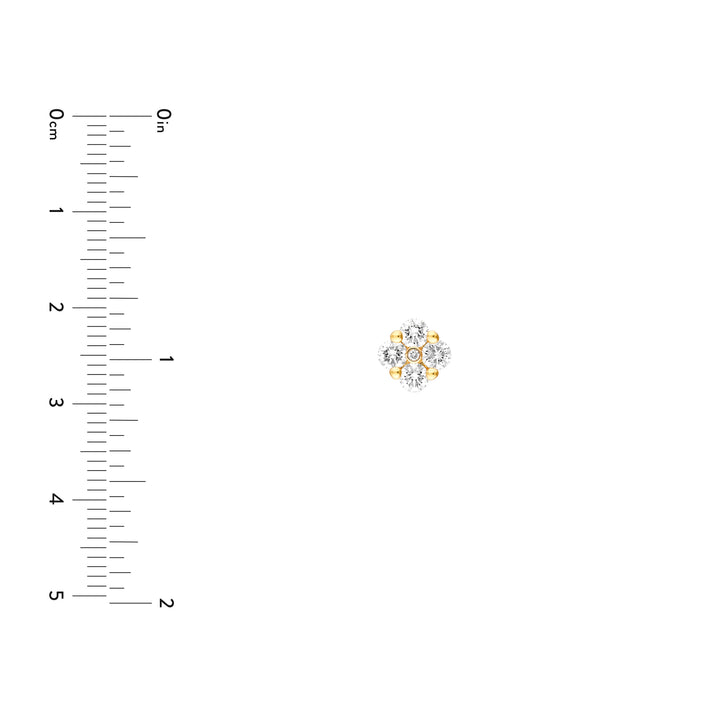 7/8tcw Diamond Stud Earrings