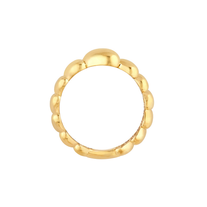 Graduated Angled Heart Ring