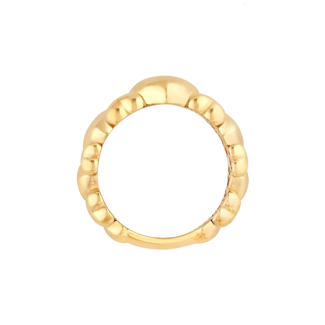 Alternating Puffy Hearts Ring