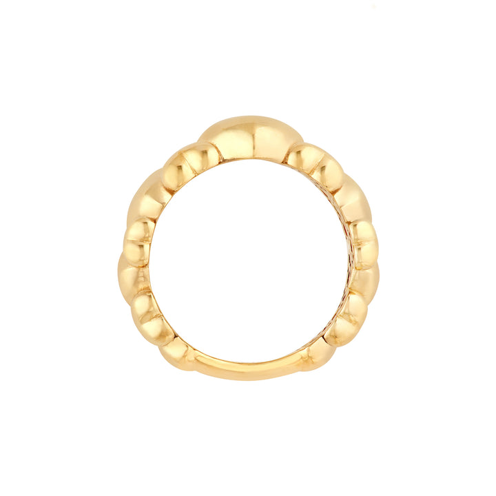 Alternating Puffy Hearts Ring