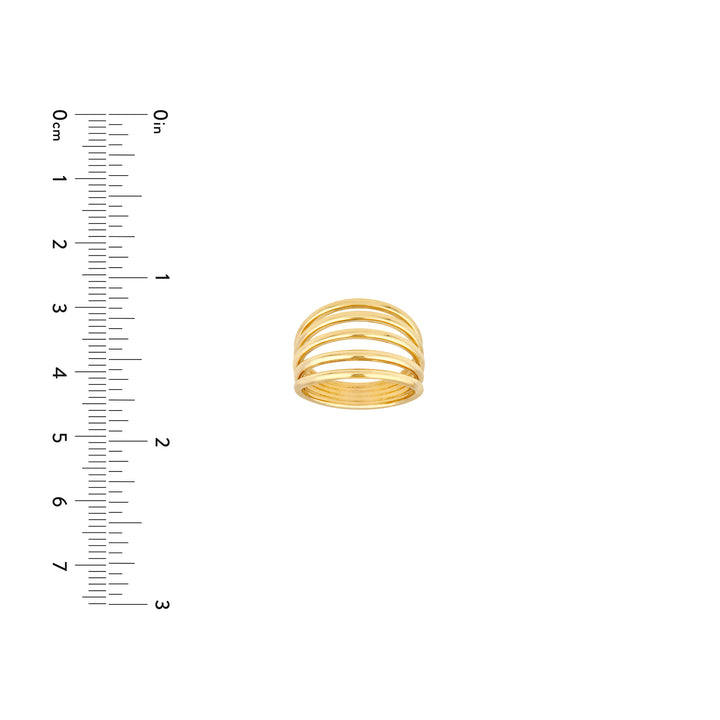 5 Row Cuff Ring