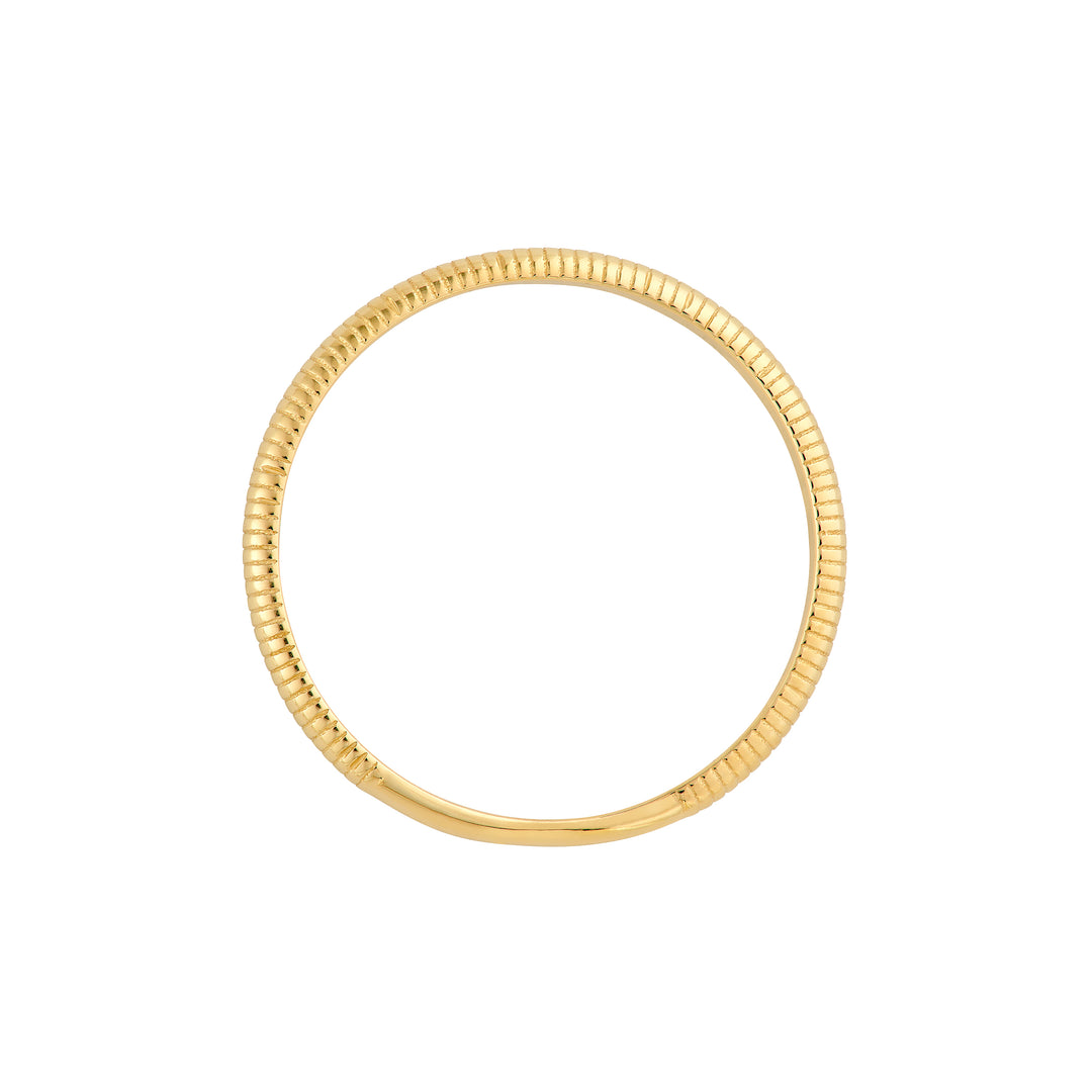 Ribbed Band Ring