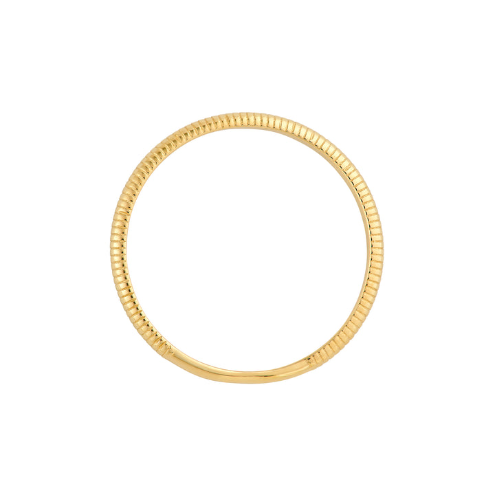 Ribbed Band Ring