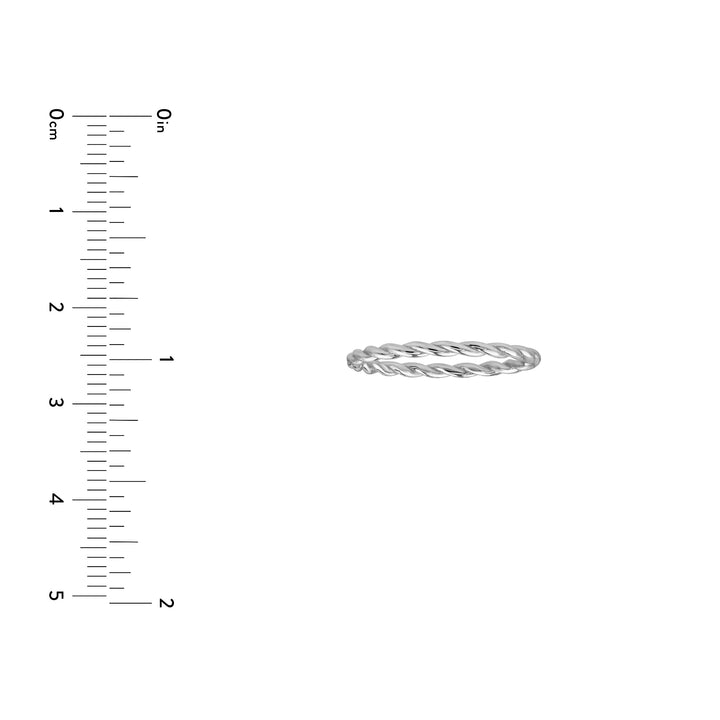 Twisted Rope Band Ring