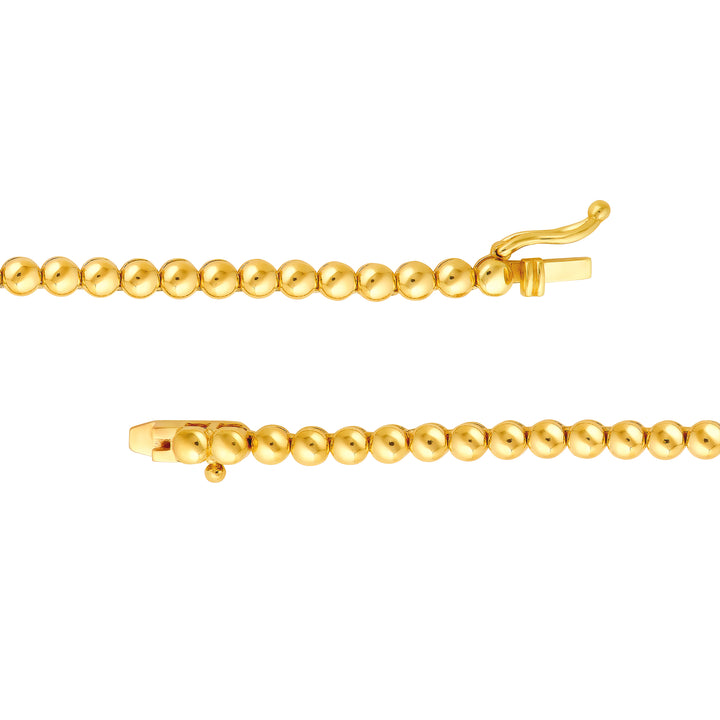 Diamond Halfway Tennis Straight Necklace (7tcw)
