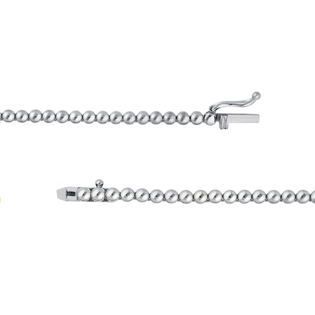 4-5/8tcw Diamond Halfway Tennis Necklace