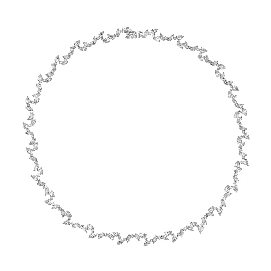 Diamond Blossom Necklace-