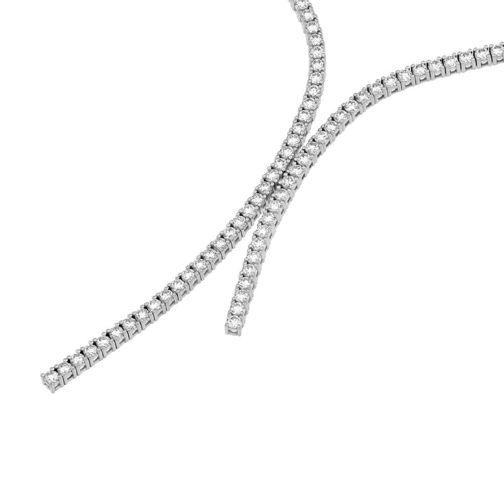 Round 4-7/8tcw Diamond Lariat Necklace