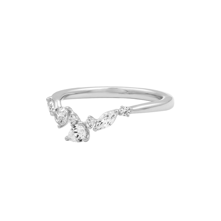 Round Diamond Blossom Band