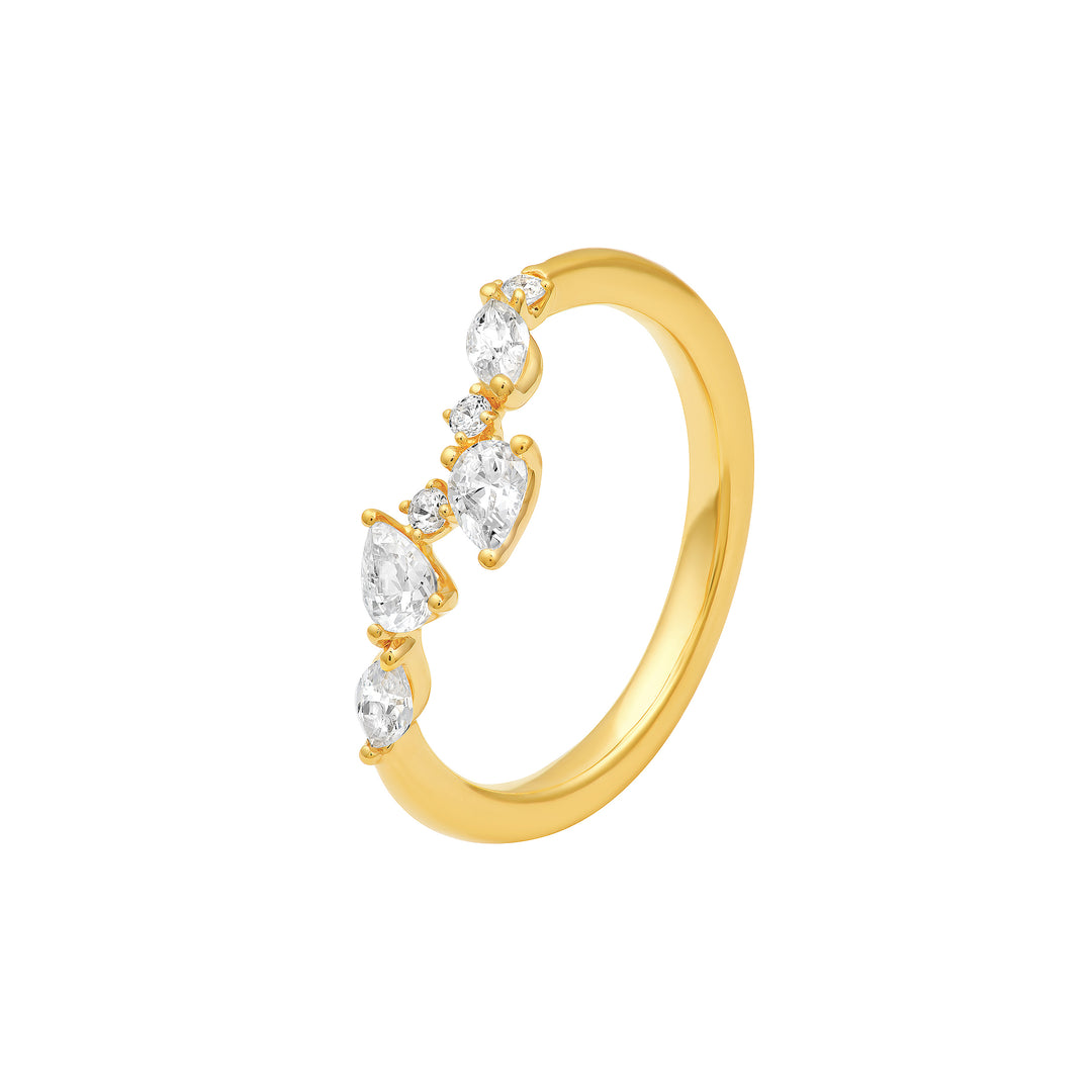 Round Diamond Blossom Band