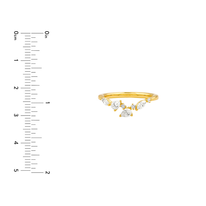 Round Diamond Blossom Band