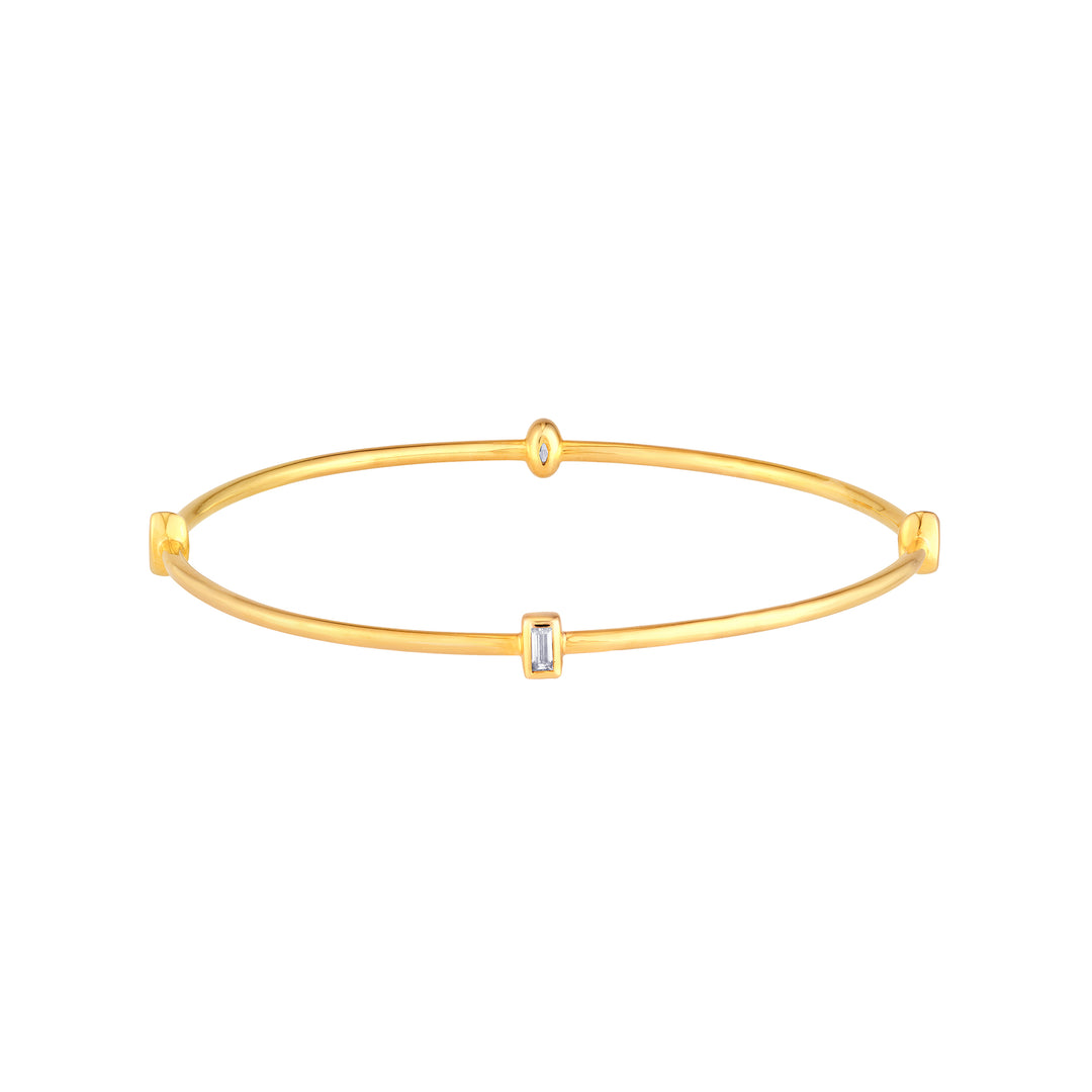Melodie Bangle (Multi-Shape Diamond)