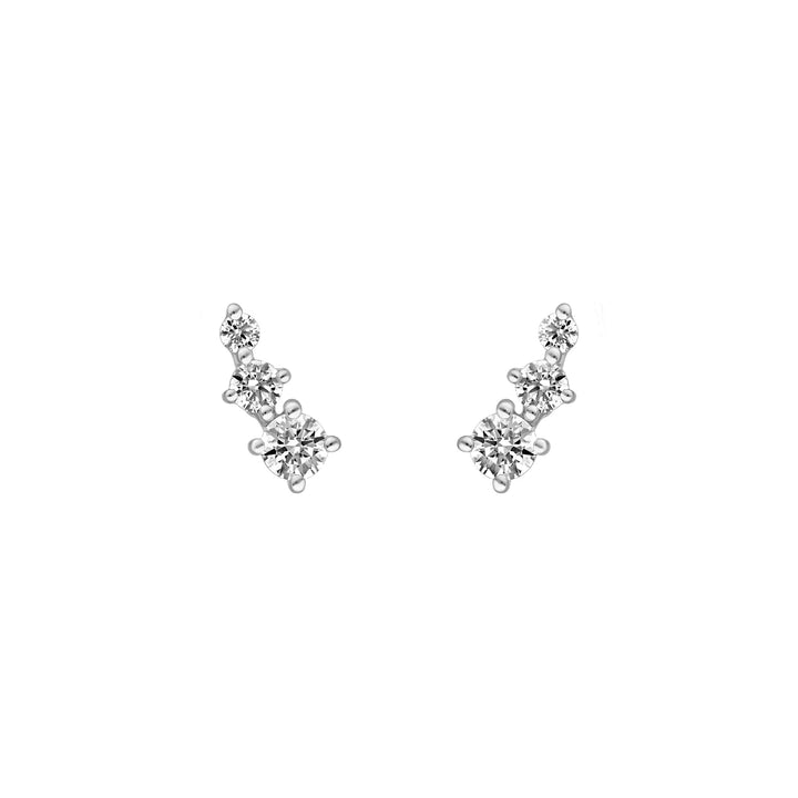 1/5tcw Diamond Graduated Earrings