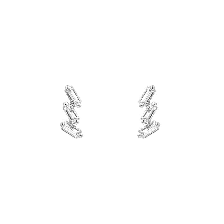 7/8tcw Diamond Helix Earrings