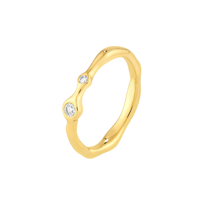 Diamond Duo Organic Ring