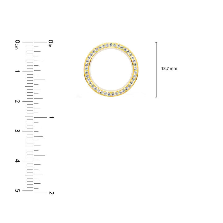5/8tcw Cigar Diamond Pinky Ring