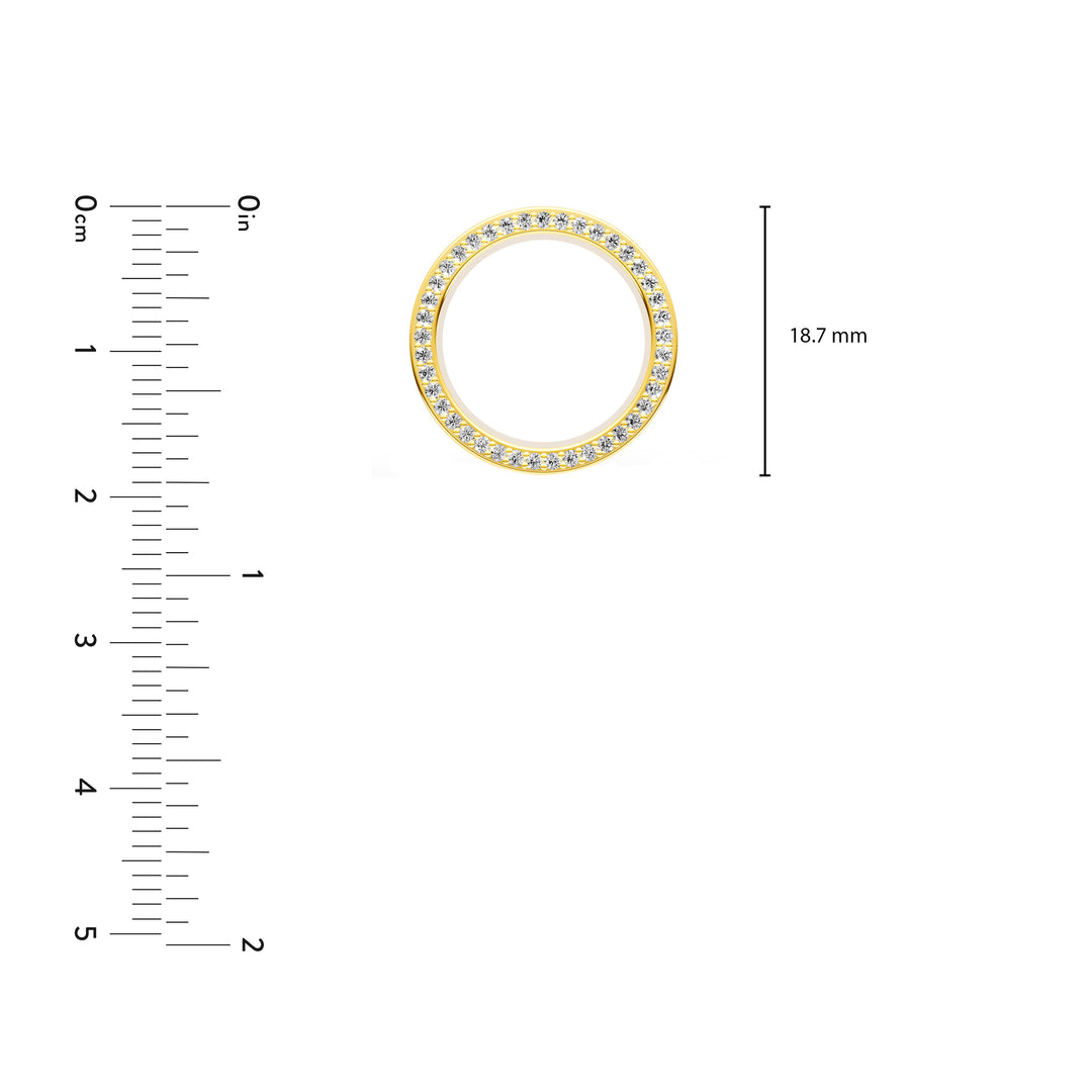 5/8tcw Cigar Diamond Pinky Ring