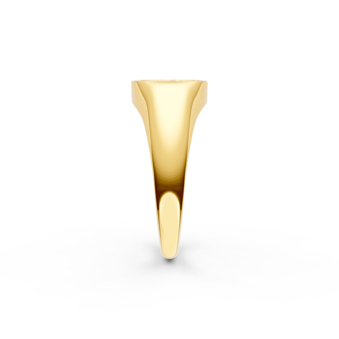 1/6tcw Round Diamond Pavé Pinky Ring