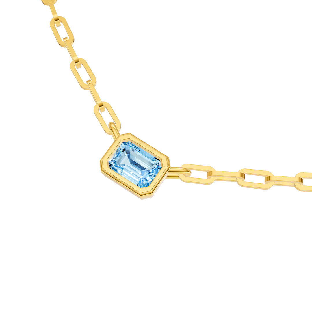 Emerald Sky Blue Forzentina Necklace