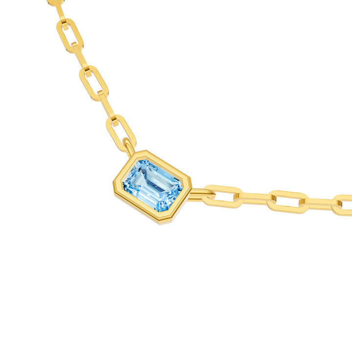 Emerald Sky Blue Forzentina Necklace