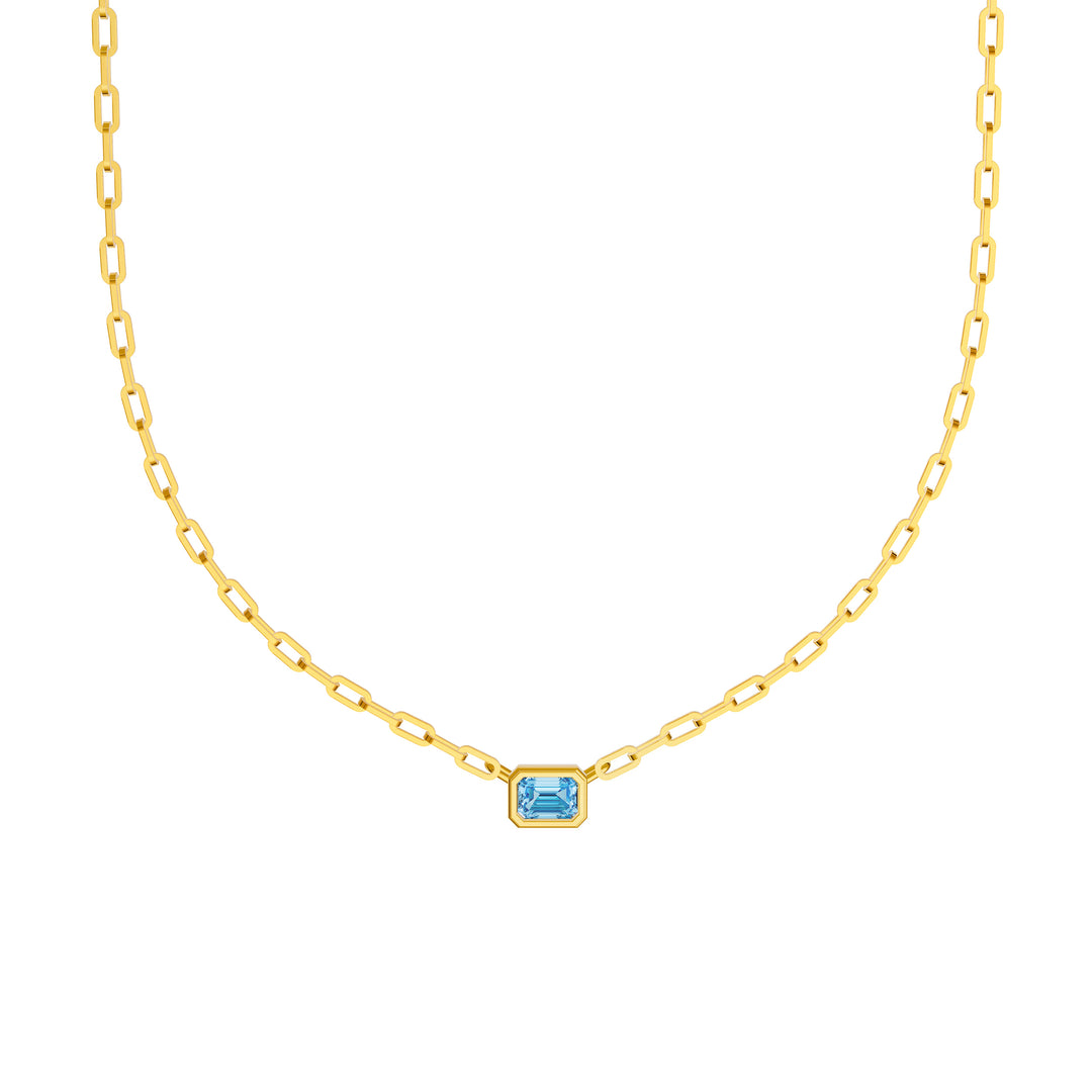Emerald Sky Blue Forzentina Necklace