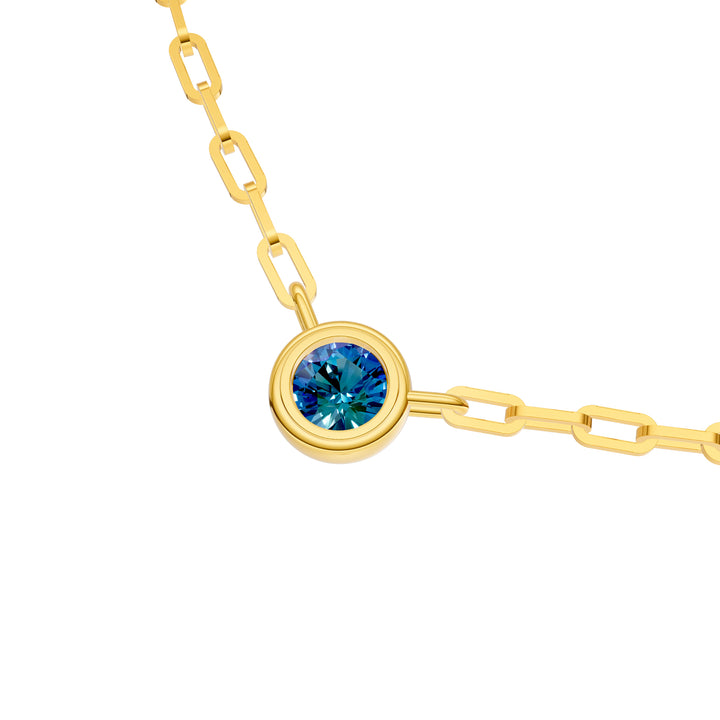 Round London Blue Forzentina Necklace