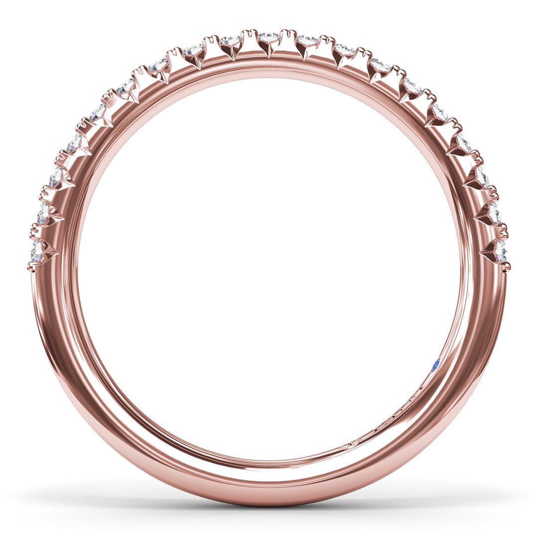 Exceptionally Striking Diamond wedding Band
