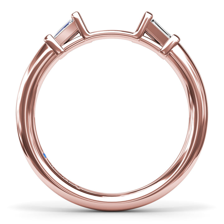 Baguette Diamond Wedding Band