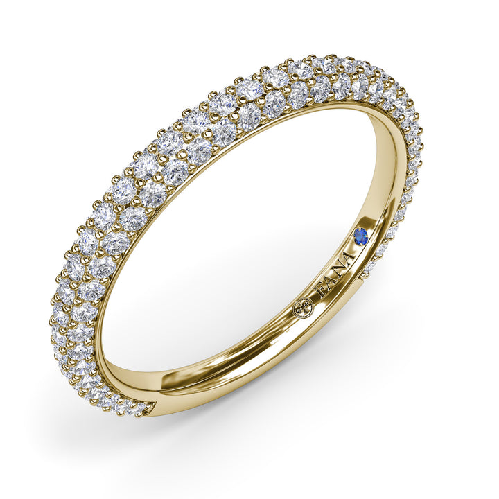 Pav? Diamond Wedding Band