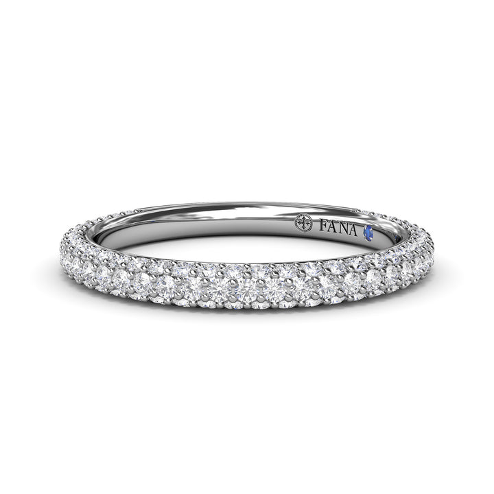 Pav? Diamond Wedding Band