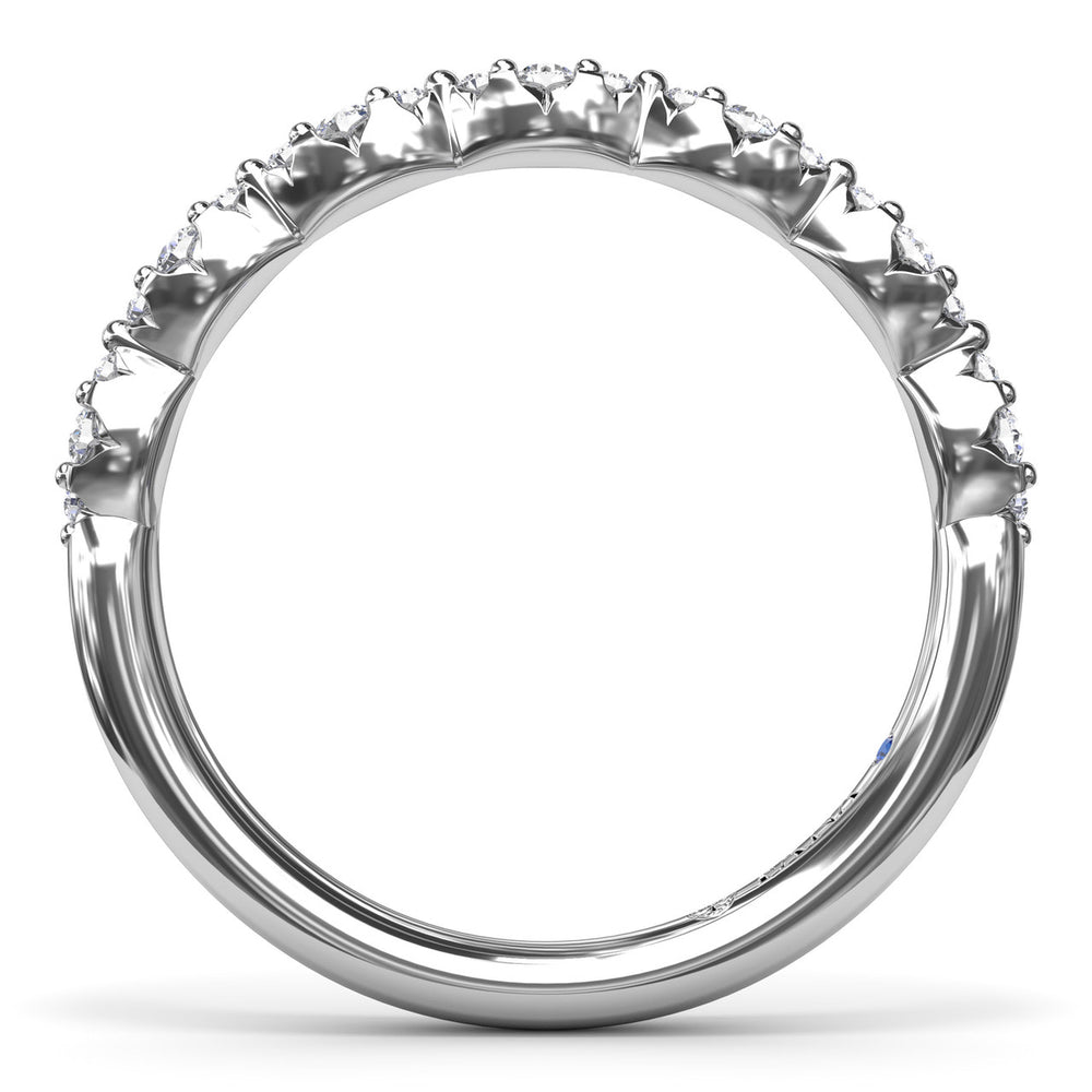 Cluster Marquise Diamond Wedding Band