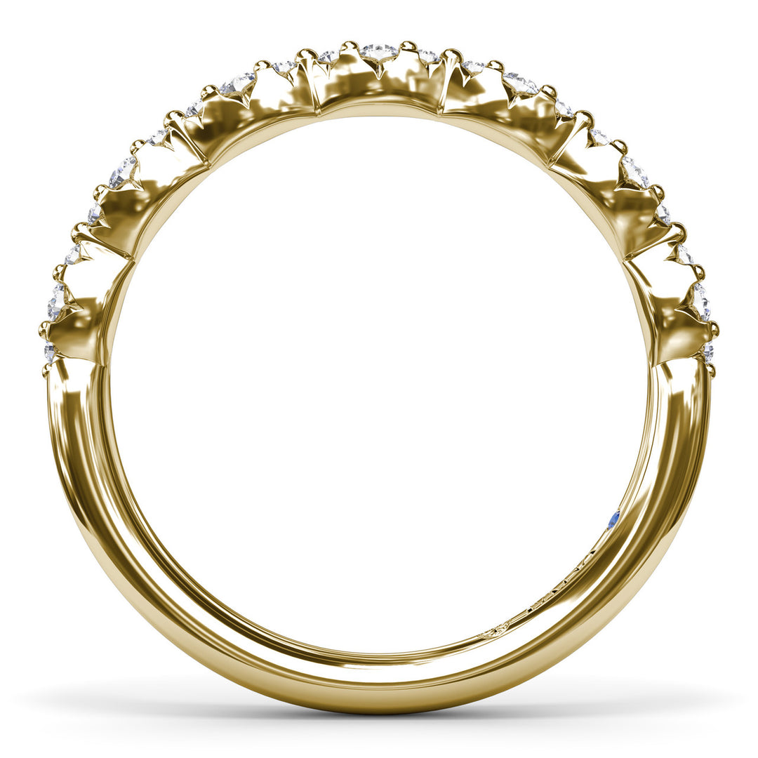 Cluster Marquise Diamond Wedding Band